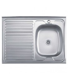 Кухонная мойка L-78060R (Матовая) 0,4мм 800*600